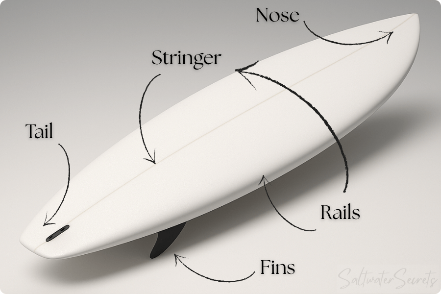 surfboard parts
